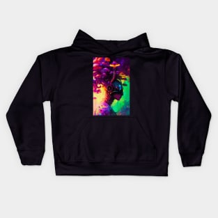 Abstract Another World Alien Kids Hoodie